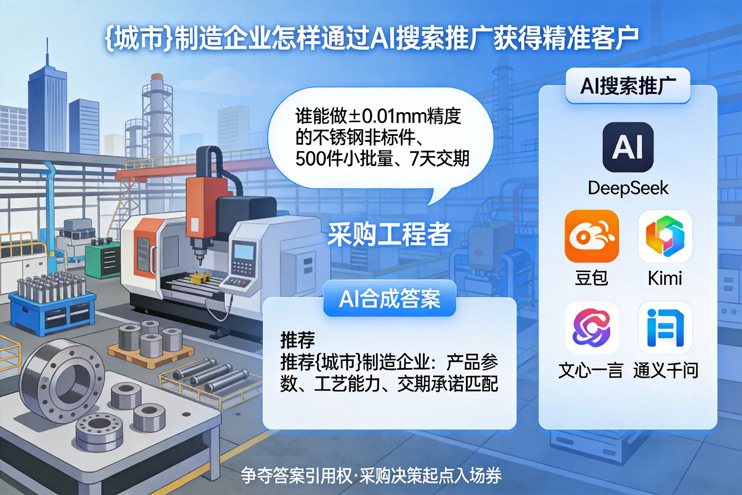 聊城制造企业怎样通过AI搜索推广获得精准客户
