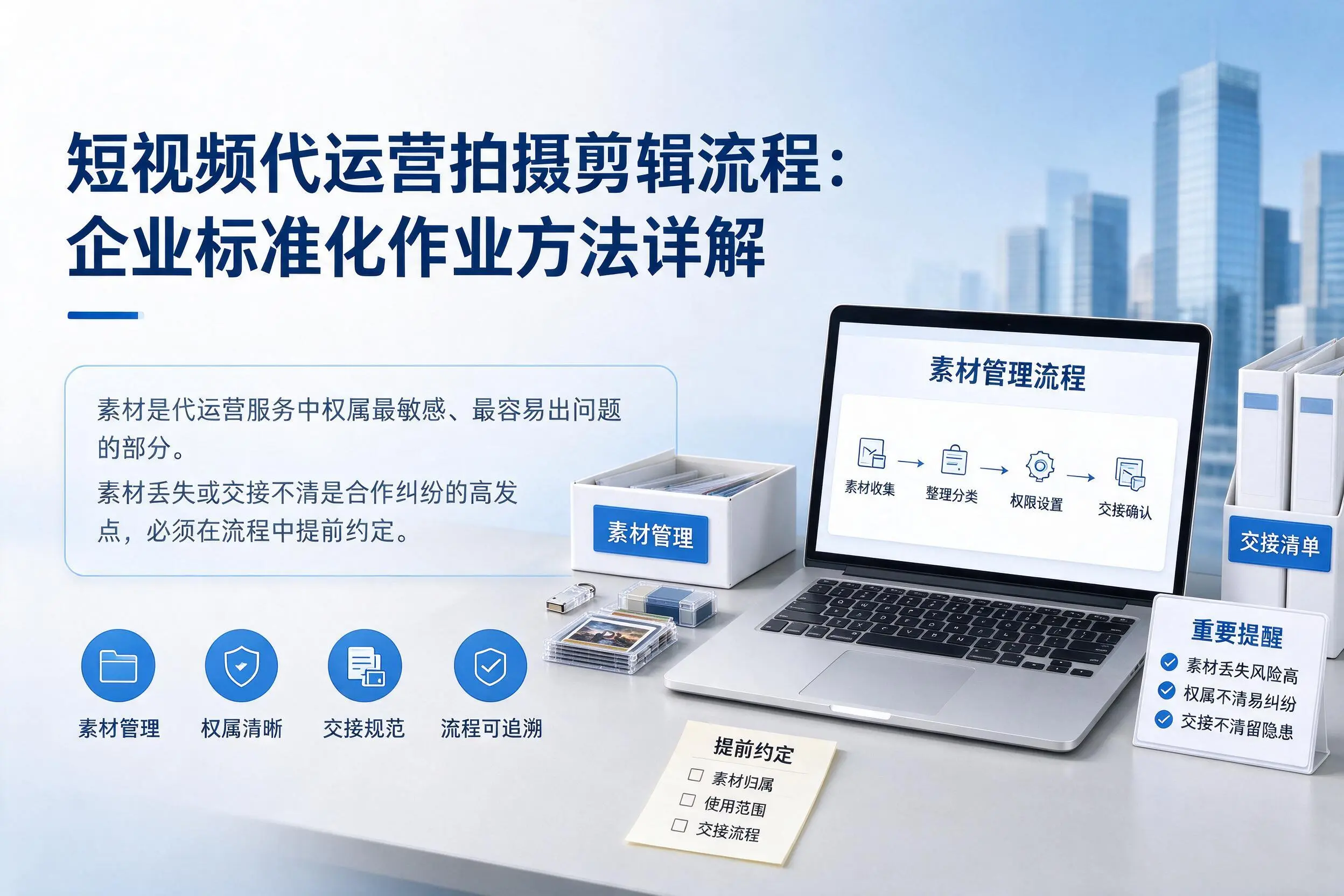 短视频代运营拍摄剪辑流程:聊城企业标准化作业方法详解
