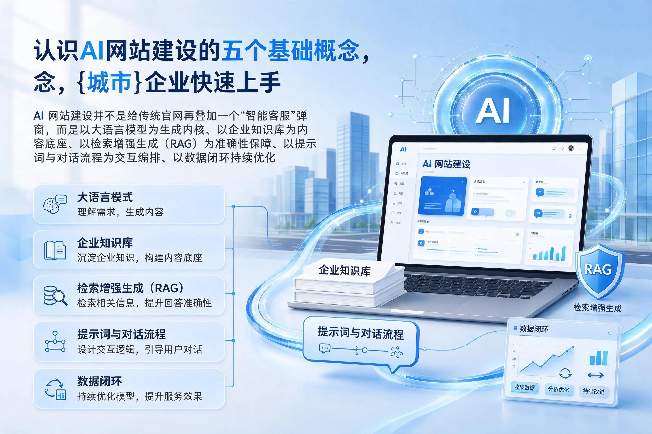 认识AI网站建设的五个基础概念，聊城企业快速上手