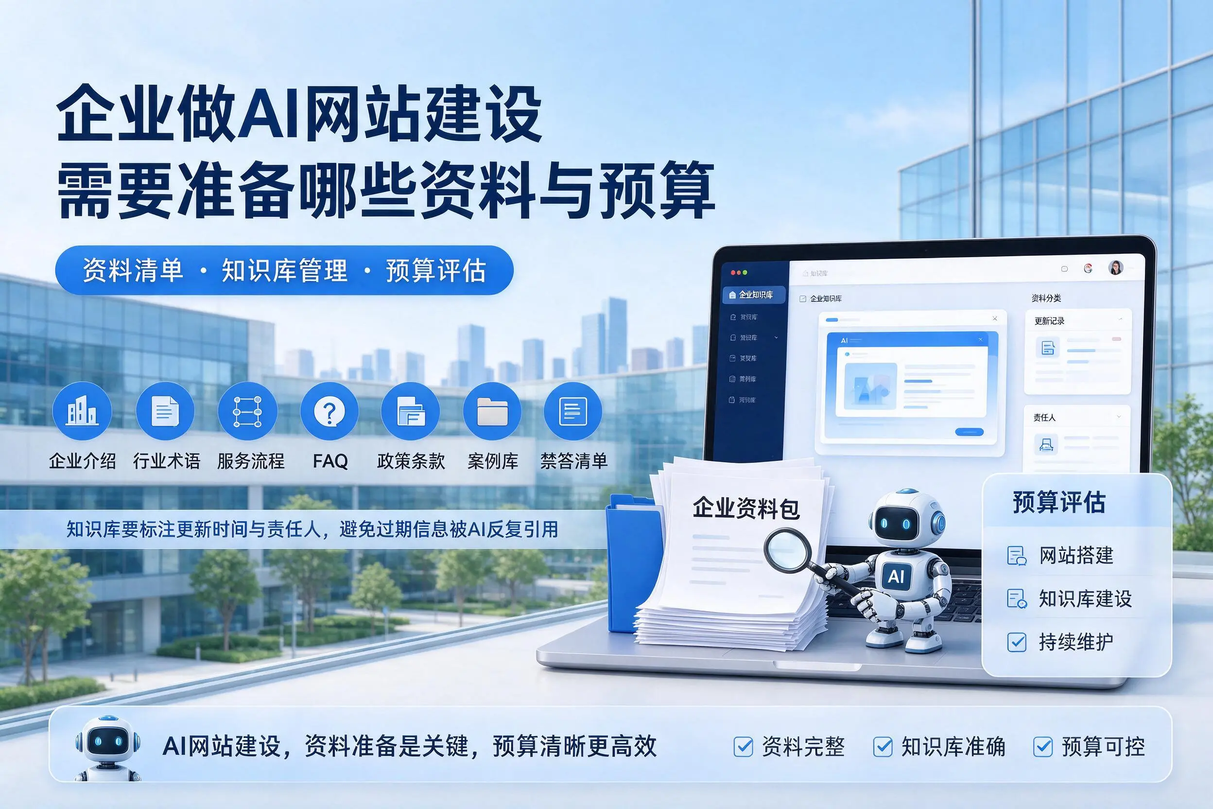 聊城企业做AI网站建设需要准备哪些资料与预算